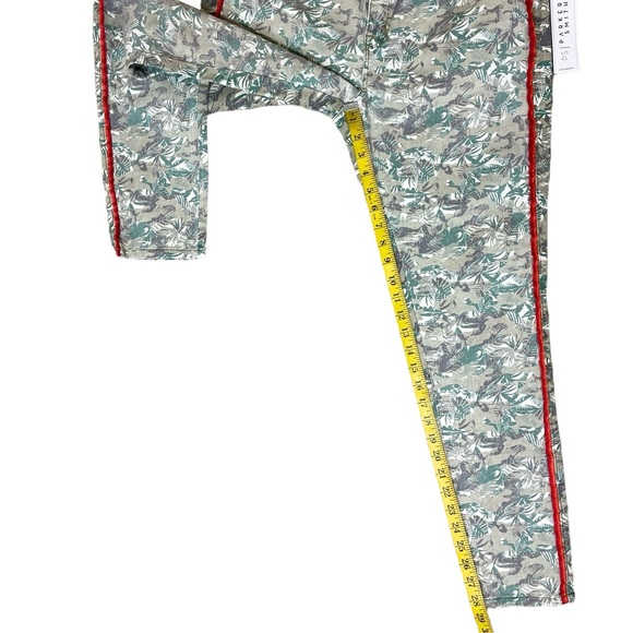 NWT Parker Smith “Ava” Tropical Camo Skinny Jeans with Side Stripe (C1) - Picture 6 of 15
